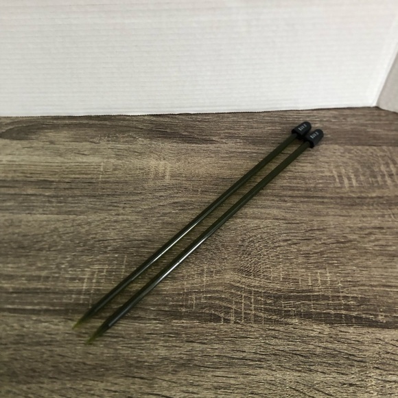 Vtg Transparent Green Knitting Needles - Picture 2 of 7